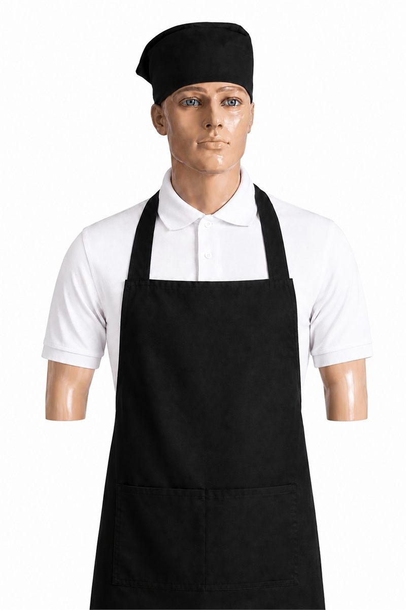Mandil y gorro de cocina