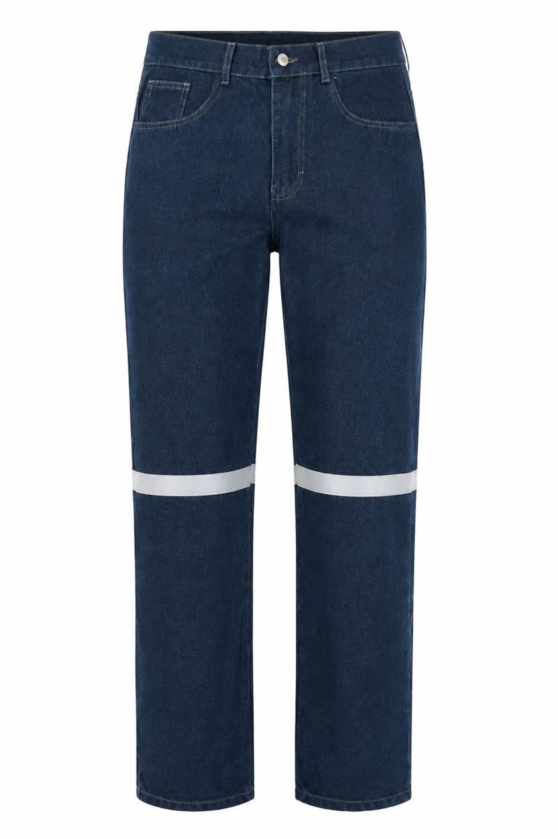 Pantalón jean con cinta reflectiva