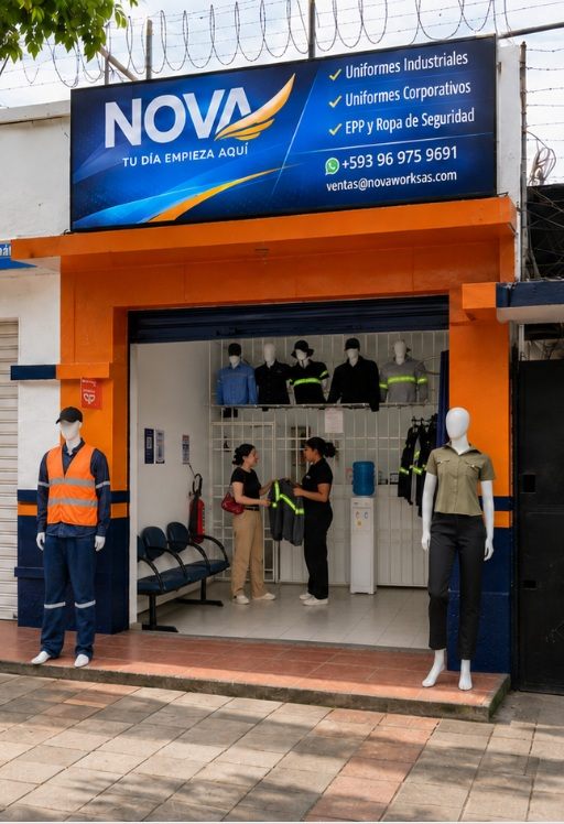 Fachada del local de Nova en Guayaquil