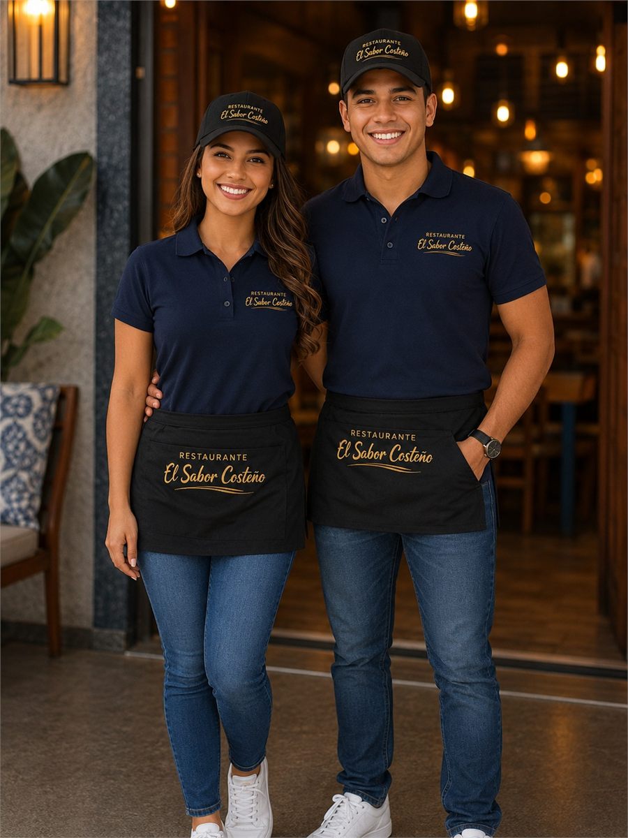 Personal uniformado en restaurante